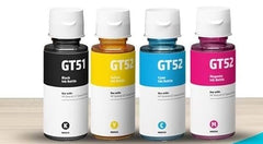 Printer Ink Refill Dye Ink for HP GT53 GT52 Compatible for HP Ink Tank 115, 310, 315, 319, 410, 415, 416, 419, 455, 500, 515, 530, 615, GT 5810, GT 5811, GT 5820 (GT51 ST+BK)