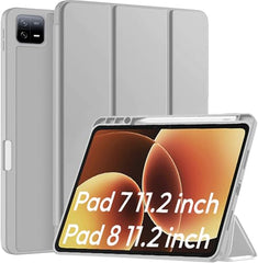 Robustrion Cover for Xiaomi Mi Pad 8/8 Pro/Xiaomi Pad 7/7 Pro 11.2 inch Cover Case with [Pencil Holder], Trifold Flip Case Cover for Xiaomi Pad 7/8 Cover [Auto Sleep Wake] - Black