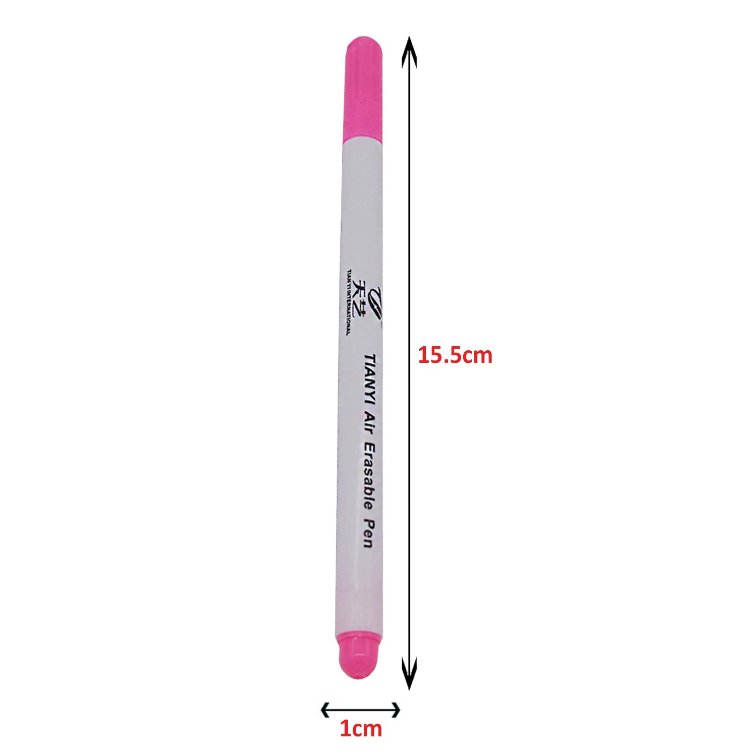 SYGA 12 Piece Air Erasable Pen, Water Erasable Fabric Marking Pens for Fabric, Garment, Leather and Shoes - Blue, Green, Pink, Purple, White and Yellow, 2 Pieces of each colour