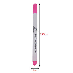 SYGA 12 Piece Air Erasable Pen, Water Erasable Fabric Marking Pens for Fabric, Garment, Leather and Shoes - Blue, Green, Pink, Purple, White and Yellow, 2 Pieces of each colour
