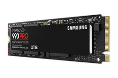 Samsung 990 PRO w/Heatsink SSD 2TB PCIe 4.0 M.2 Internal Solid State Hard Drive, Fastest Speed for Gaming, Heat Control, Direct Storage and Memory Expansion, Compatible w/ Playstation5, MZ-V9P2T0CW