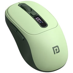 Portronics Toad 9 Wireless Bluetooth Mouse with Dual Wireless (BT + 2.4 GHz), Smart LED Display, Rechargeable Battery, Forward & Back Button, Multi-Device Pair, Upto 4800 Dpi Sensitivity(White)