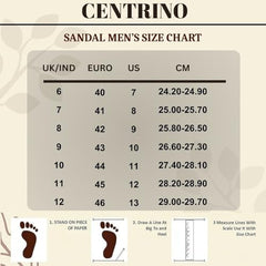 Centrino Sandals for Men | Berkin-Style Slip-On Casual Sandal with Open Toe Design |Lightweight On-Grip Sole for Outdoor Wear|Men Open Toe Buckle Strap Sandals| Summer Slip-On Slipper|Perfect For Monsoon Rainy Season NAVY 13 UK(7313)