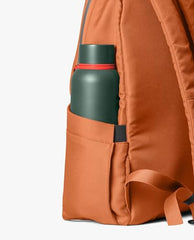DailyObjects Monkey Shoulder Bag (19L) for Everyday Use| 100% Recycled | Travel/Office Bag | Backpack With Padded Compartment for Upto 14" | Adjustable Straps & Zipper closure - Orange