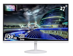Acer SA272U P1 27 Inch WQHD 2560×1440 IPS Monitor|144Hz Refresh Rate | 1ms VRB | HDR10 | AMD FreeSync | 1 x HDMI (2.0) + 1 x DisplayPort (1.4) | Built-in Speakers | Ultra-Slim 7.2mm Design | Eye Care