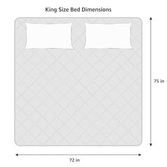 Amazon Brand - Solimo Water Resistant Polyester Mattress Protector, Single Bed Size (72x36 inch), Coffee