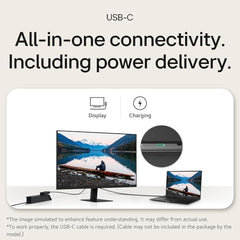 LG 27U631A 27 Inch (68.47 cm) QHD (2560x1440) IPS PC Monitor with HDR10, Flicker Safe, HDMI, DP, HP Output USB-C (15W PD), 100Hz 5ms (GtG), Tilt Adjustable, 3-Side Virtually Borderless Design sRGB 99%