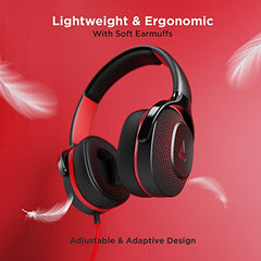 boAt Bassheads 900 Wired On Ear Headphones with Mic (Carbon Black)