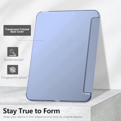 ProElite Cover for Xiaomi Mi Pad 8/8 Pro/Mi Pad 7/7 Pro 11.2 inch Cover, Flip Case Cover with Transparent Back & Stylus Pen [Auto Sleep Wake Support], Black