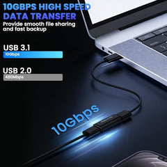 Verilux® 2 in 1 USB-C to 3.5 mm Audio & PD 60W Charging Adapter