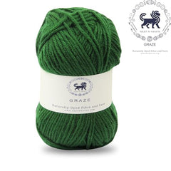Nestnhaven Acrowools Graze Hand Knitting and Crochet Yarn. Pack of 1 Ball - 100gms. Shade no - NNHG001 (Berry Purple)