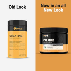 MyFitFuel Micronized Creatine Monohydrate (200 Mesh - Easily Absorbed by Body) | 400 gm, (Natural)