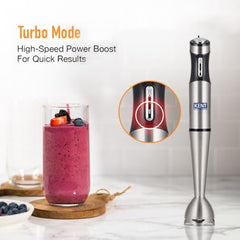 KENT 16044 Hand Blender Stainless Steel 400 W | Variable Speed Control | Easy to Clean and Store | Low Noise Operation