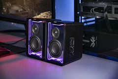 Edifier QR30 Active Desktop Speaker with Bluetooth V5.4, Dynamic Light Effects - 30 Watt RMS - Black