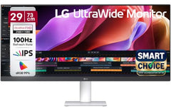 LG 29U511A 73 cm (29 Inch) UltraWide WFHD (2560x1080) IPS Monitor, 100Hz, 5ms(GtG), Anti-Glare, sRGB 99% (Typ.), HDR10, 3-Side Virtually Borderless, DP, HDMI, Headphone Out, Tilt Adjustable (Black)