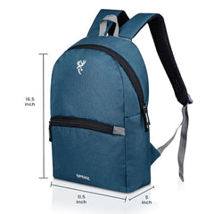 Spenz Saffron Mini Laptop Casual Backpack for Office School & College | Bag for Men & Women(Grey)