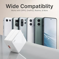 100w Fast Charger Adapter & USB-A to Type C Cable Combo, Compatible with OnePlus, Realme, Xiaomi, Redmi, Oppo, Vivo & Other Smartphones, Type C Charger Supports Dash, Warp, Vooc, SuperVooc by AILKIN
