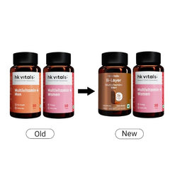 hk vitals Bi-Layer Multivitamin Plus Men + Women, 2 x 30 Tablets
