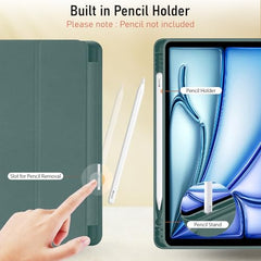 Robustrion Case Cover for iPad Air 11 inch Cover M4 / M3 / M2 / iPad Air 5th Generation Cover/iPad Air 4th Generation with [Pencil Holder] for iPad Air 11 inch M4 M3 M2 /Air 4 5 10.9" - Black