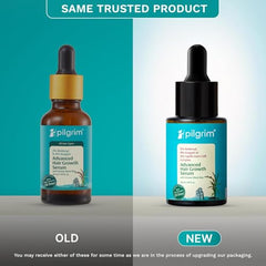 Pilgrim Advanced Hair Growth Serum with 3% Redensyl & 4% AnaGain -100ml | New Hair Growth in 28 Days, Korean Black Rice, Rosemary, Reduce Hair Fall, Hair Regrowth, Increase Hair Density, Thicker Hair