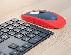 Oboe Silicone Case Cover Protective Skin Compatible With Apple Magic Mouse 1/2 and Magic iPad Mouse (Black)