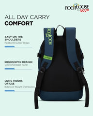 FOOTLOOSE by VIP Kinetic 30L Laptop Backpack (15.6"), 2 Compartments, Black