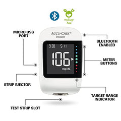 Accu-Chek Instant Meter with 10 strips + Accu-Chek Instant 50 Strips