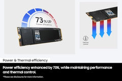Samsung 990 EVO Plus SSD 1TB, PCIe Gen 4x4, Gen 5x2 M.2 2280, Speeds Up-to 7,150 MB/s, Upgrade Storage for PC/Laptops, HMB Technology and Intelligent Turbowrite 2.0, MZ-V9S1T0BW
