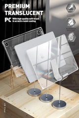 YellowCult Premium Crystal Clear Hard Shell MacBook Cover 13.3 inch Case Compatible MacBook Pro M2 2025, 2024, 2023, 2022-16 Model M1 A2338 A2251 A2289 A2159 A1989 A1708 A1706 Transparent