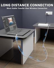 FEDUS Nextport-8000, 8 Port Gigabit Ethernet Switch 1000Mbps, High-Speed Network Splitter & LAN Hub, Plug & Play, Fanless, Desktop Switch for PC, Internet Cable, Laptop, Gaming, Router, NAS, CCTV, TV