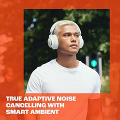 JBL Live 770NC True Adaptive Noise Cancellation Headphones Wireless Over Ear, Spatial Sound, 65Hrs Playtime, Speed Charge, Multipoint Connect & Personi-Fi 2.0, Customized EQ, Google Fast Pair, Black