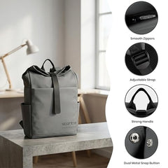 Storite Premium 15.6 Inch Laptop Backpack for Men & Women (Grey)