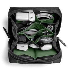 DailyObjects Vault Tech Kit Organiser for Canon EOS R50V | Compact Travel Case for Camera Cables, Chargers, Memory Cards & Accessories | Durable & Stylish Storage Pouch