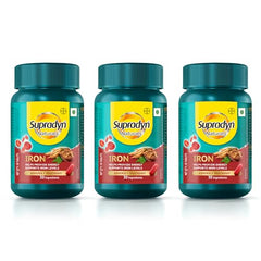 Supradyn Naturals Iron (90 tablets) For Women, Multivitamin with 3X Iron, Ashoka, Shatavari, Zinc, Vitamin C, Folic Acid, 30 vital nutrients, Supports Blood Health & Provides Energy, Veg