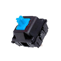 Cherry MX Blue MX1A-E1NN Clicky Switches, 10 Pcs Mechanical Keyboard Keys, 3-Pin Plate Mount, Audible Tactile Feedback