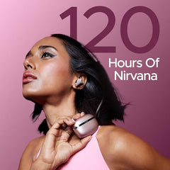 boAt 2026 Launch Nirvana Ion TWS Earbuds (Lunar Black) | Massive 120 Hours Playtime, Quad Mics ENx™ Tech, Multipoint Connectivity, In-Ear Detection, Dual EQ Modes, and BEAST™ Mode