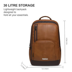 PAZZO Milestone Laptop bag for men | Office bag for men| Laptop Backpack for Men and Women with Anti-Theft Design, USB Port and 1 Year Warranty | Fits up to 15.6 inch Laptop, Macbook ~ Blue