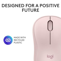 Logitech M240 Silent Bluetooth Mouse, Wireless, Compact, Portable, Smooth Tracking, 18-Month Battery, for Windows, macOS, ChromeOS, Compatible with PC, Mac, Laptop, Tablets - Off White