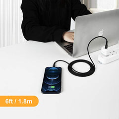 CableCreation Lightning to USB Data Sync Cable [MFi Certified] 0.5 FT