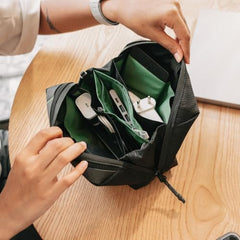 DailyObjects Vault Tech Kit Organiser for Canon EOS R50V | Compact Travel Case for Camera Cables, Chargers, Memory Cards & Accessories | Durable & Stylish Storage Pouch