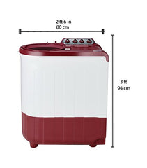 Whirlpool 7.5 Kg 5 Star Magic Clean Semi-Automatic Top Loading Washing Machine (MAGIC CLEAN 7.5 GREY DAZZLE, Fast Drying)