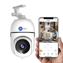 Maizic Smarthome Alfa 3MP FHD WiFi Indoor CCTV Camera for Home | 360� Pan Tilt Smart Home Camera, Color Night Vision, AI Motion Detection, 2 Way Audio, Wireless Security Camera