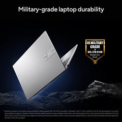 ASUS Vivobook 15, Intel Core i3 13th Gen 1315U, 8GB RAM, 512GB SSD, FHD 15.6", Windows 11, Office Home 2024, Cool Silver, 1.7Kg, X1504VA-NJ3320WS, Intel UHD iGPU, M365 Basic (1Year)* Laptop