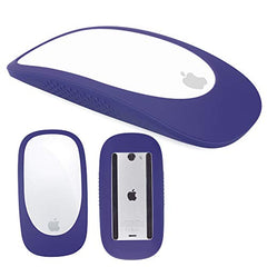 Hi Color Silicone Case Cover Protective Skin for Magic Mouse 1/2 Silicone Case for Apple Magic iPad Mouse (Light Gray)