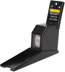 SYGA Height Measuring Tape, 2 Meters Retractable Manual Measuring Tool, Adult Child Height Tool, Metal Ruler Measuring Tool for Height Measurement- Black