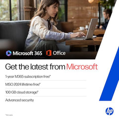 HP 15 Smartchoice, Intel Core Ultra 5 125H 12 TOPS, 24GB DDR5 (Upgradeable) 1TB SSD,Anti-Glare, FHD, 15''/39.6cm,Win11, M365*Office24, Silver, 1.65kg, FD1458TU, FHD Camera w/Shutter, Backlit AI Laptop