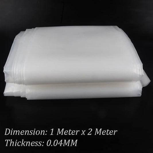 SYGA Agricultural Greenhouse Plastic Film Sheet Cover Polyethylene Farm Film (1M X 2M Black)
