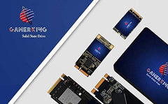 GAMERKING 256GB M.2 2260 SSD, SATA III 6Gb/s, High Performance Internal Solid State Drive for Desktop & Laptop