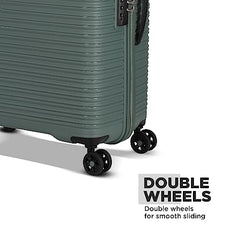 American Tourister 3Pc PP Liftoff+ with TSA Lock & 8 Wheel, Set (Small +Medium +Large) Hard Check-in Suitcase for Travel/Trolley Bag with Double Wheel - Midnight Blue, 55 Cm, 67 Cm, 79 Cm