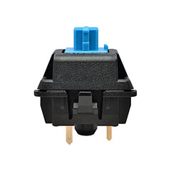 Cherry MX Blue MX1A-E1NN Clicky Switches, 10 Pcs Mechanical Keyboard Keys, 3-Pin Plate Mount, Audible Tactile Feedback